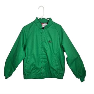 VTG Swingster Seed Corn Jacket Sz M Green Lined Pioneer Seed Logo